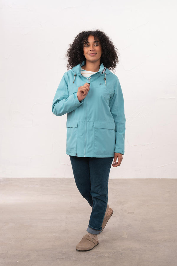 Lighthouse Beachcomber Ladies Waterproof Jacket | Lightweight Raincoat - Borderland Muff