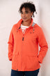 Lighthouse Beachcomber Ladies Waterproof Jacket | Lightweight Raincoat - Borderland Muff - coral