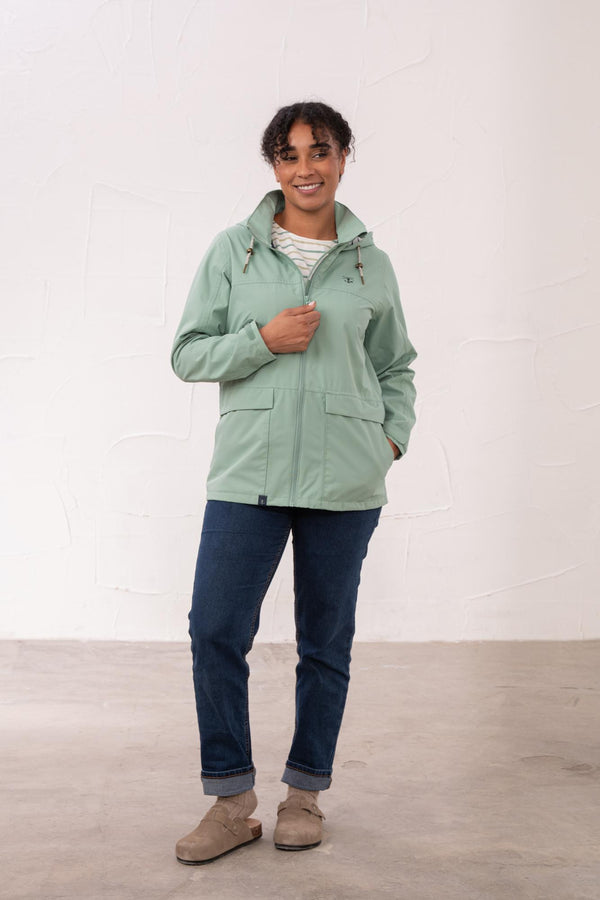 Lighthouse Beachcomber Ladies Waterproof Jacket | Lightweight Raincoat - Borderland Muff