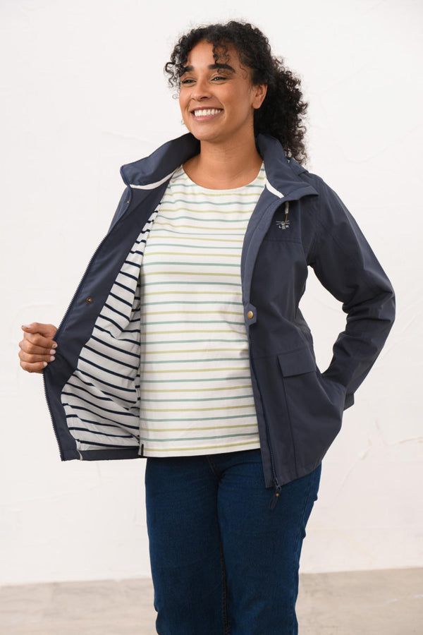 Lighthouse Beachcomber Ladies Waterproof Jacket | Lightweight Raincoat - Borderland Muff
