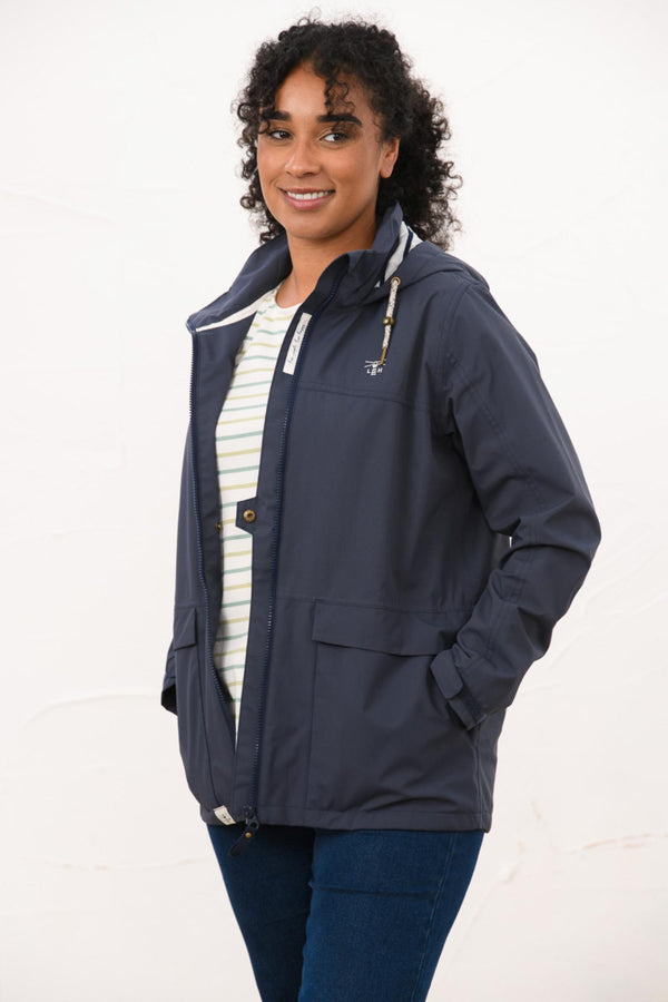Lighthouse Beachcomber Ladies Waterproof Jacket | Lightweight Raincoat - Borderland Muff