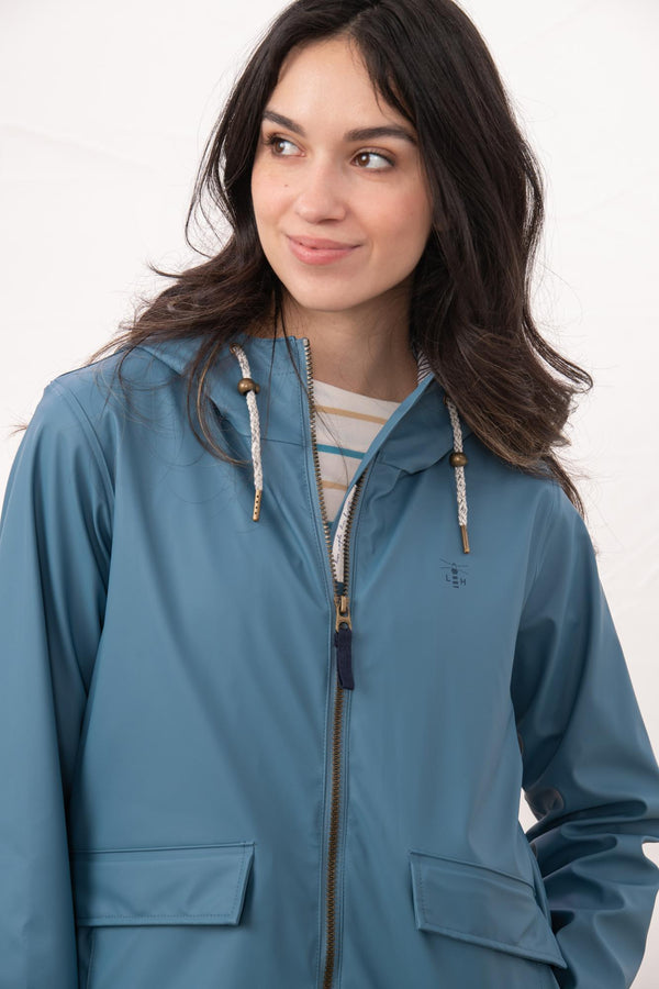 Lighthouse Lucy Ladies Showerproof Jacket | Rubberised Rain Jacket Ireland - Borderland Muff