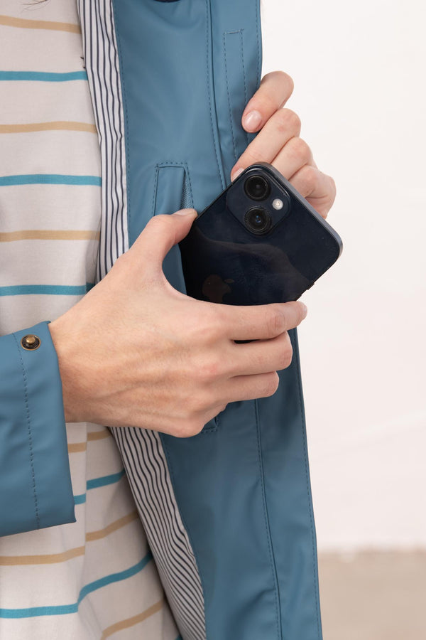 Lighthouse Lucy Ladies Showerproof Jacket | Rubberised Rain Jacket Ireland - Borderland Muff