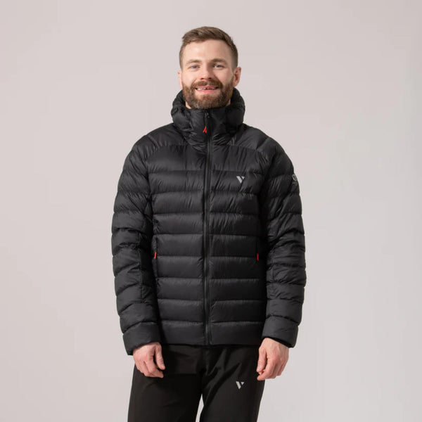 Mac in a Sac Summit Men’s black Packable Down Jacket front view