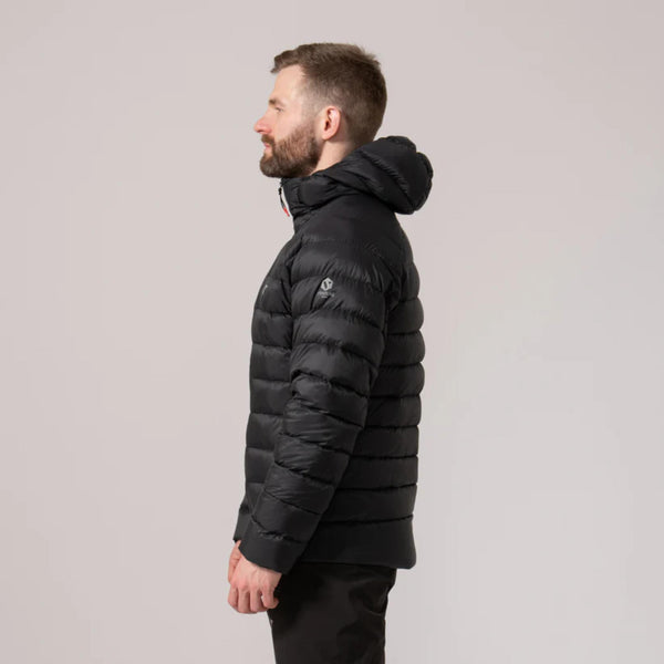 Mac in a Sac Summit Men’s black Packable Down Jacket side view
