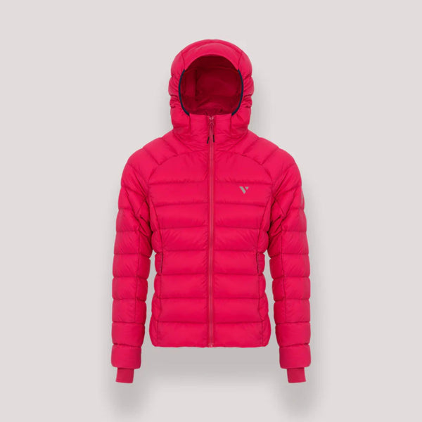 Mac in a Sac Summit Women’s Pink Packable Down Jacket front view