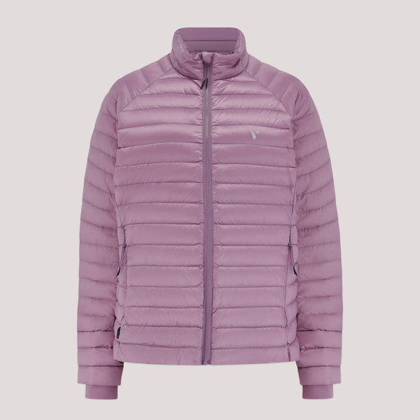 Mac in a Sac Nova women’s lightweight down jacket in Dusky Heather, front product
