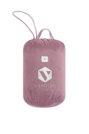 Mac in a Sac Nova women’s Dusky Heather down jacket packed into its compact carry sack
