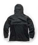 Black Makita Aero work jacket with a brand logo on the back against a white background