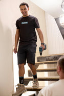 Makita Axis Stretch Shorts MK302M slim fit stretch work shorts