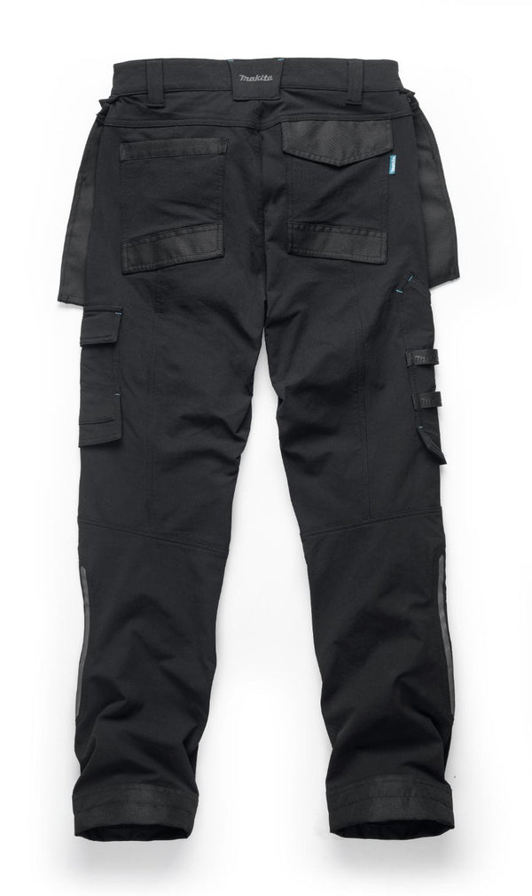Makita Onyx Stretch Trousers MK304M slim fit work trousers with holster pockets