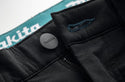 Makita Onyx Stretch Trousers MK304M slim fit work trousers with holster pockets button detail