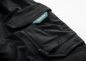 Makita Onyx Stretch Trousers MK304M slim fit work trousers with holster pockets and cargo pockets