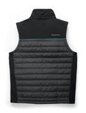 Black Makita shield puffer vest with Makita logo on a white background