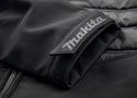 Black Makita shield jacket with a Makita logo on the sleeve