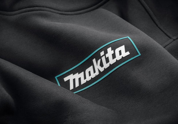 Makita logo on a black hoodie