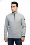 Mineral Brendan Quarter Zip Waffle Sweater | Men's Knitwear Ireland - Borderland Muff