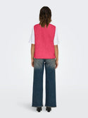 ONLY Baby Teddy Vest women’s sleeveless recycled polyester teddy gilet