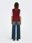ONLY Baby Teddy Vest women’s sleeveless recycled polyester teddy gilet