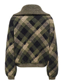 ONLY Maroon Zip Collar Cardigan | Ireland