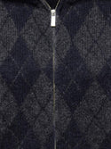 ONLY ONLMAROON Night Sky cardigan zip fastening and knit detail