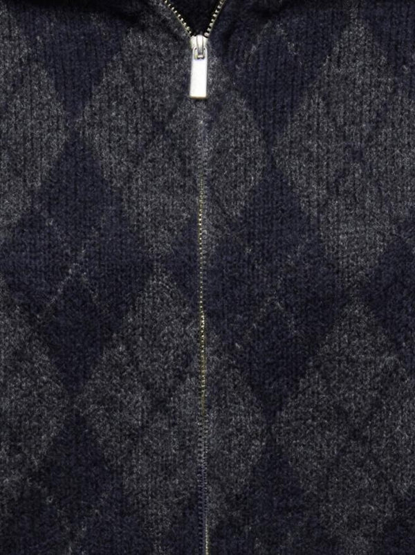 ONLY ONLMAROON Night Sky cardigan zip fastening and knit detail