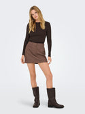 ONLY Riley Long Sleeve Tight Fit Top | Womens Organic Cotton