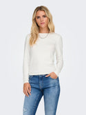 ONLY Riley Long Sleeve Tight Fit Top | Womens Organic Cotton - Borderland Muff