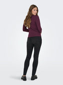 ONLY Riley Long Sleeve Tight Fit Top | Womens Organic Cotton - Borderland Muff