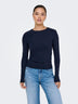 ONLY Riley Long Sleeve Tight Fit Top | Womens Organic Cotton - Borderland Muff