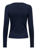 ONLY Riley Long Sleeve Tight Fit Top | Womens Organic Cotton - Borderland Muff