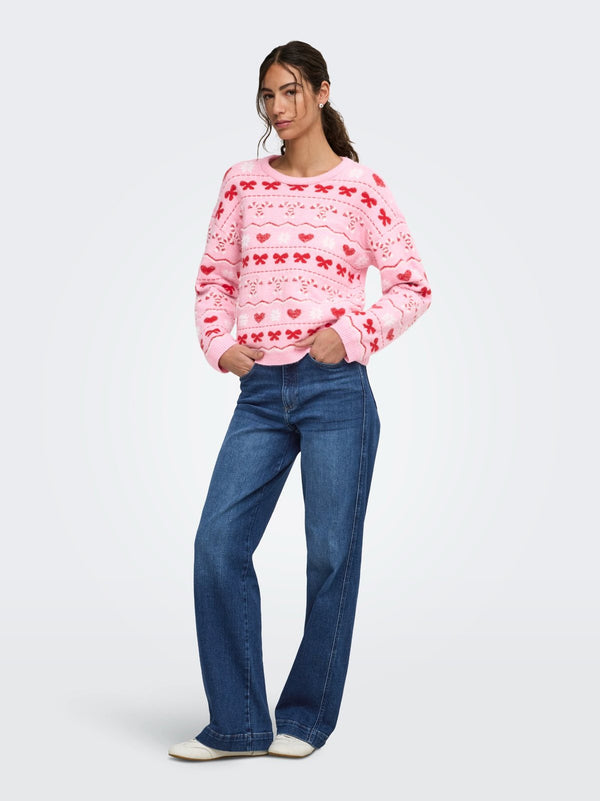 ONLY Snowie Women's Christmas Jumper - Borderland Muff