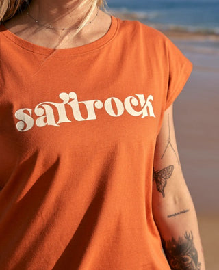 Saltrock Ladies Short Sleeve Celeste T-Shirt-ORANGE