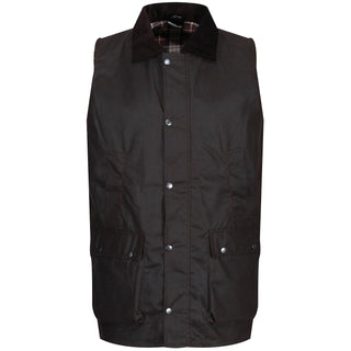 regatta water repellent wax bodywarmer brown