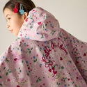 Cath Kidston Pink Floral changing robe back logo detail