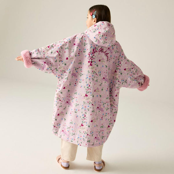 Cath Kidston kids changing robe by Regatta in Pink Floral print