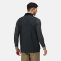 regatta water repellent wax bodywarmer navy model back