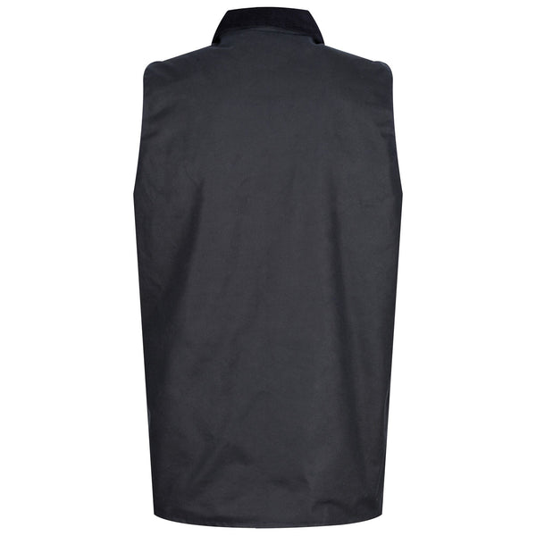 regatta tra872 banbury wax bodywarmer navy back
