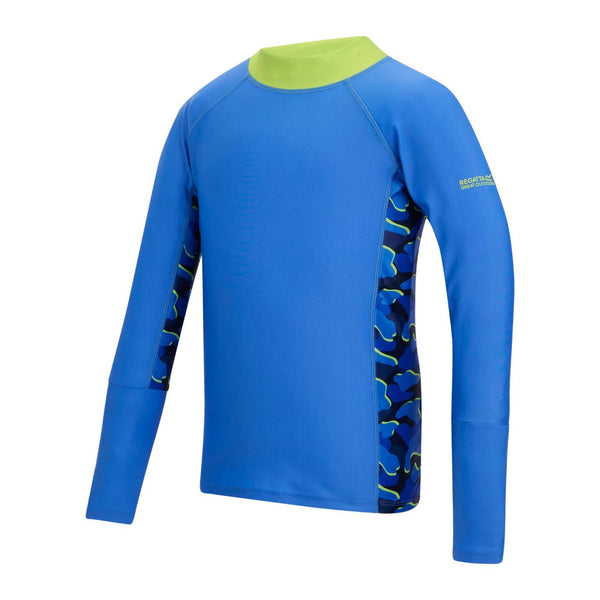 Regatta Kids’ Hoku II Swim Top | UPF 50+ Rash Vest - Borderland Muff