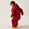 Waterproof children's rain suit with taped seams