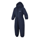Regatta Splosh III Navy waterproof suit angled product view
