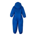 Regatta Splosh III Oxford Blue waterproof puddle suit back view
