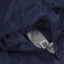 Regatta Splosh III Navy waterproof suit hood and reflective trim detail