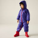 Regatta Splosh III Peony waterproof suit front product view