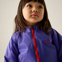 Regatta Splosh III Peony waterproof suit front product view