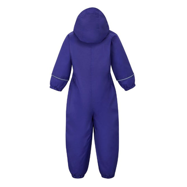 Regatta Splosh III Peony waterproof puddle suit back view