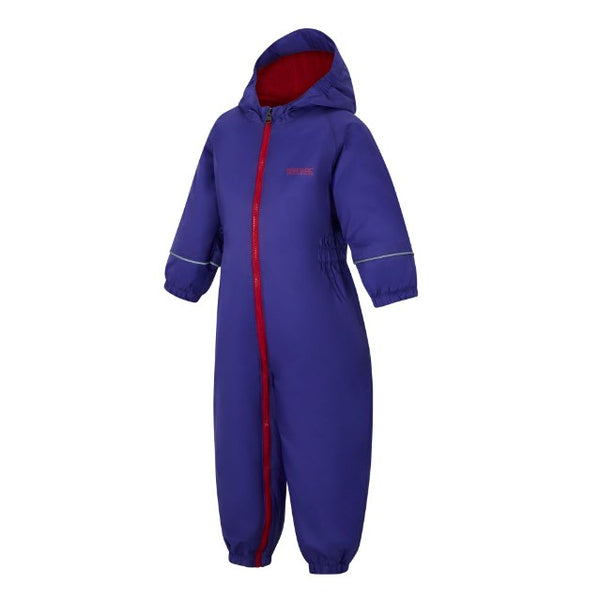 Regatta Splosh III Peony waterproof suit angled product view