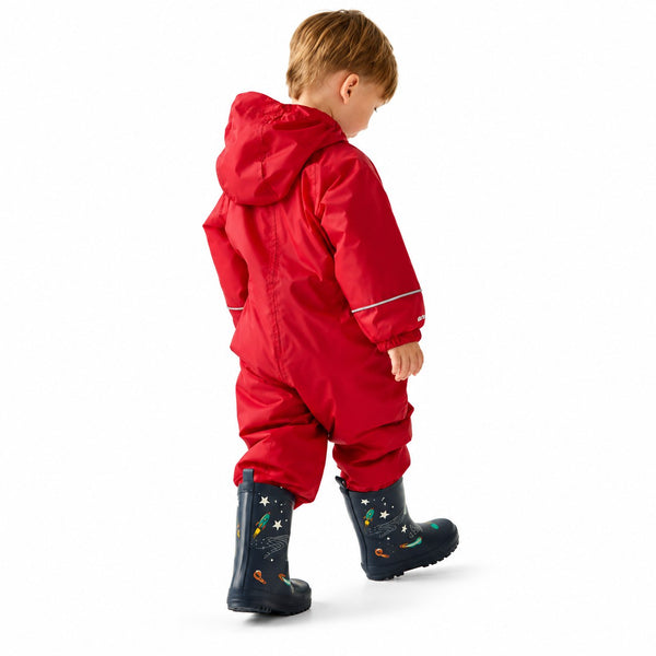 Regatta Splosh III Pepper waterproof suit rear product view