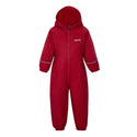 Regatta Splosh III RKP155 Pepper kids waterproof suit front view