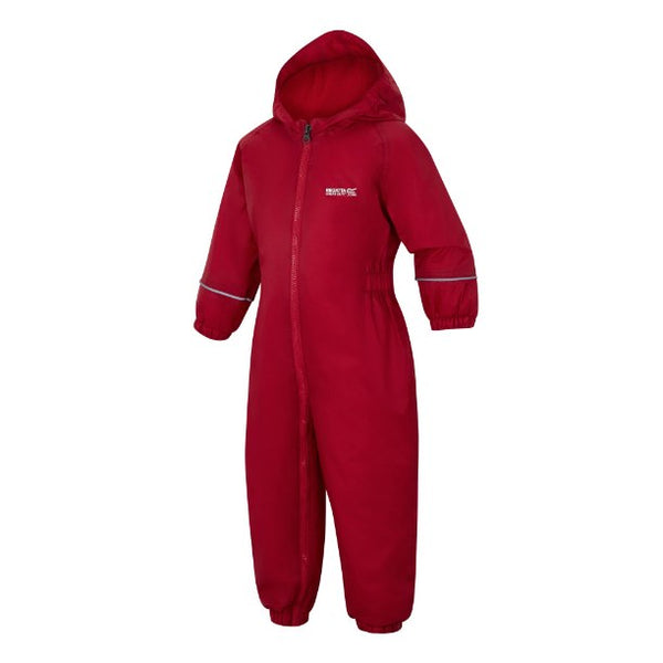 Regatta Splosh III Pepper waterproof suit angled product view